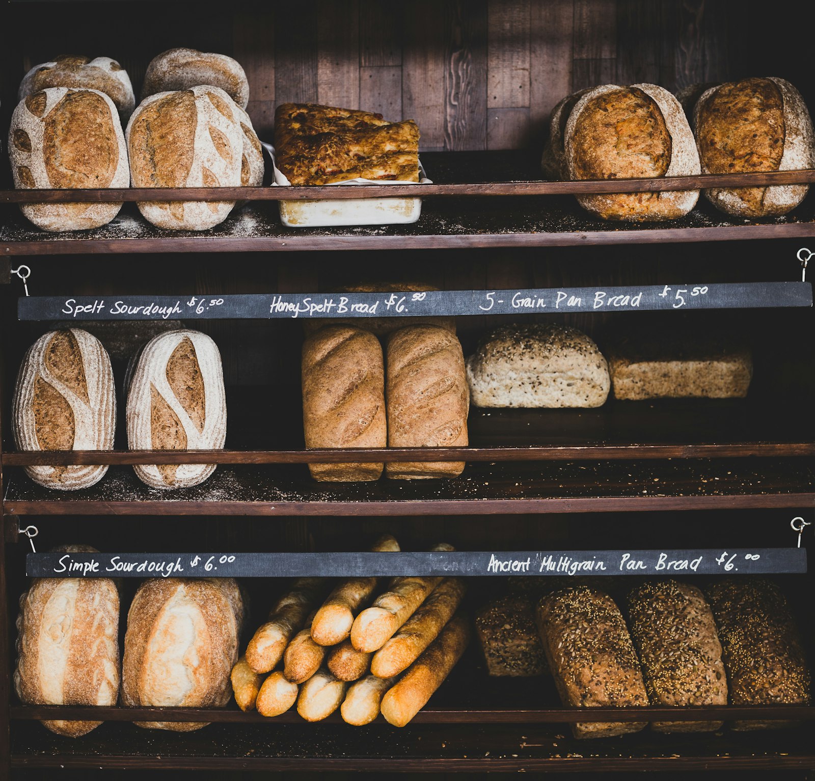 Freshly baked bread