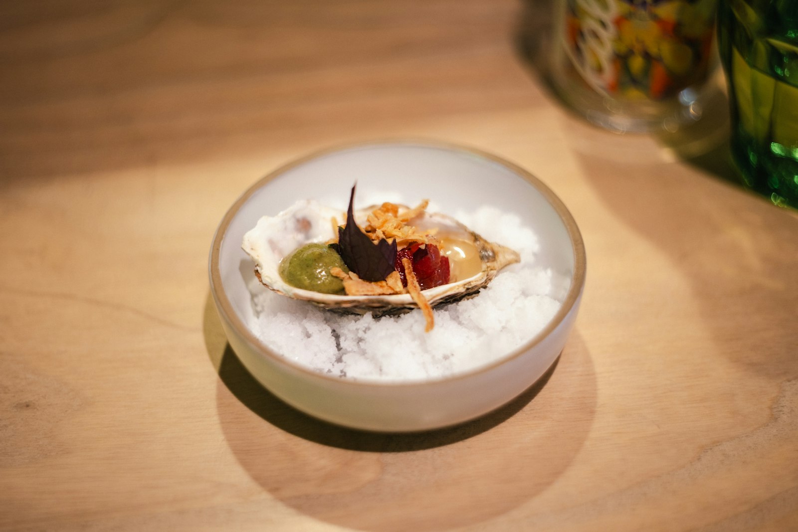 A starter dish from the Fig & Ember menu